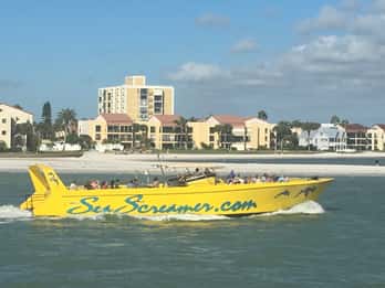 Rasante Fahrt mit dem Sea Screamer: Tagestour von Orlando Rasante Fahrt mit dem Sea Screamer: Tagestour von Orlando
