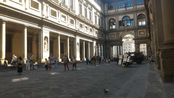 firenze visita agli uffizi e tour a piedi con guida