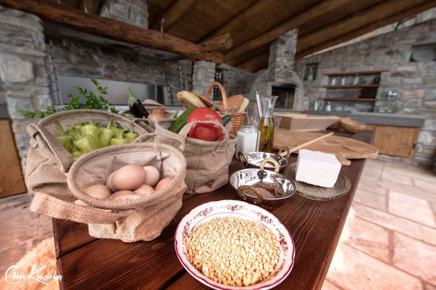 Volos: Kochen Sie wie ein Einheimischer auf einem griechischen Bauernhof
