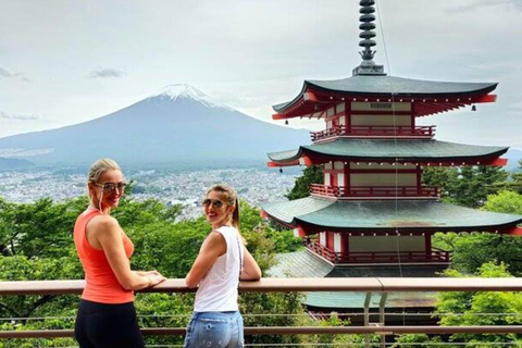 Tour privato di 2 giorni della città di Tokyo e del Monte Fuji o di Hakone