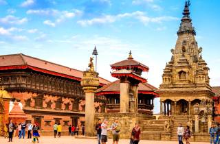 Von Kathmandu aus: Patan und Bhaktapur Sightseeing Tour