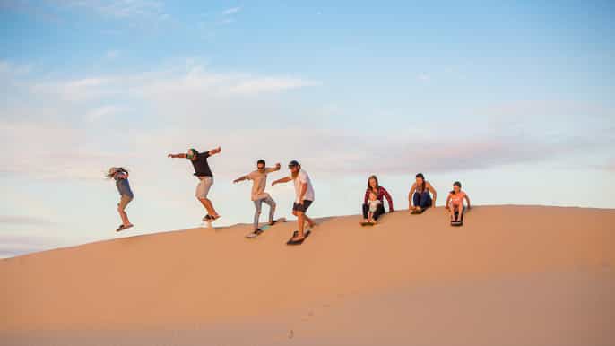 port stephens unlimited sandboarding 4wd sand dune tour
