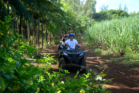 2-Hour Quad Bike Tour of the Wild South of Mauritius Single Quad (1 Person per Bike) without Pickup