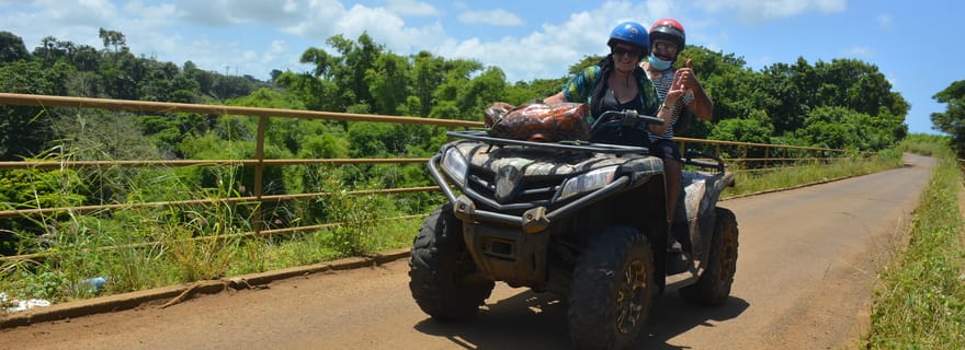Maurice : Visite d'une jounée en quad avec déjeuner