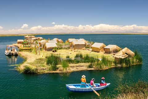 From Puno: Uros Islands Half-Day Tour