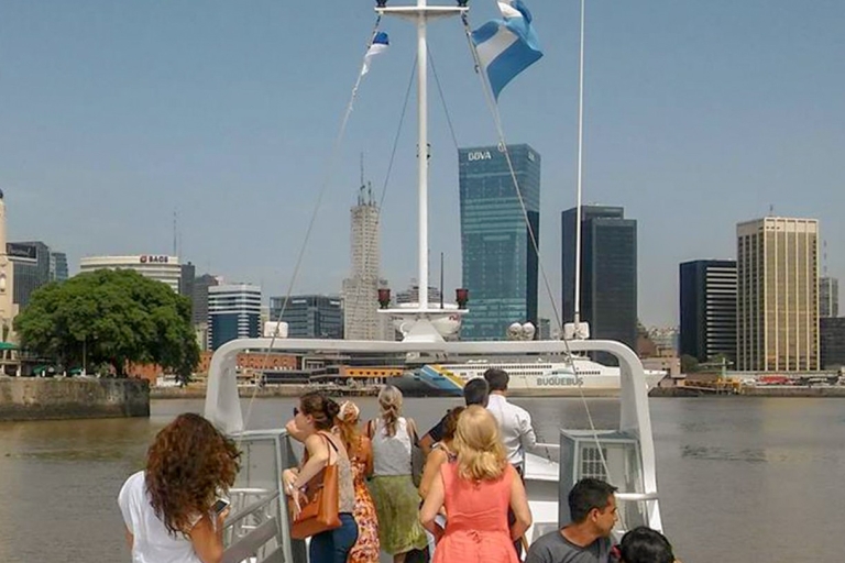 Puerto Madero: excursion panoramique en bateau de 30 minutes sur la rivière PlatePuerto Madero : croisière panoramique sur le Río de la Plata