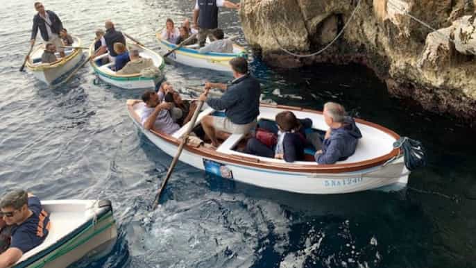 from sorrento capri and blue grotto day tour