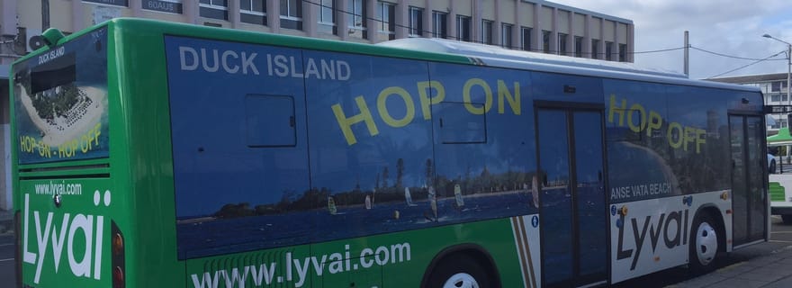 Nouméa : bus à arrêts multiples depuis le terminal des croisières