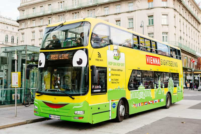 Wien: Hop-on hop-off sightseeing-bustur