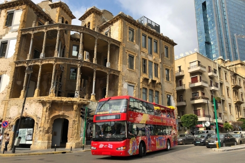 Beiroet: sightseeing stadstour met hop on, hop off-busBeiroet 24-uurs familieticket