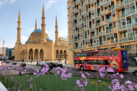 Beiroet: sightseeing stadstour met hop on, hop off-busBeiroet 24-uurs familieticket