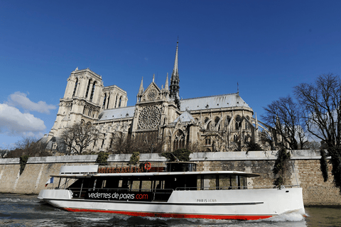 Paris: Champagne Tasting Cruise Departure from Eiffel Tower Paris: Evening Seine River Cruise with 3 Wine Tastings