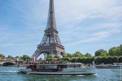 Paris: Champagne Tasting Cruise Departure from Eiffel Tower Paris: Evening Seine River Cruise with 3 Wine Tastings