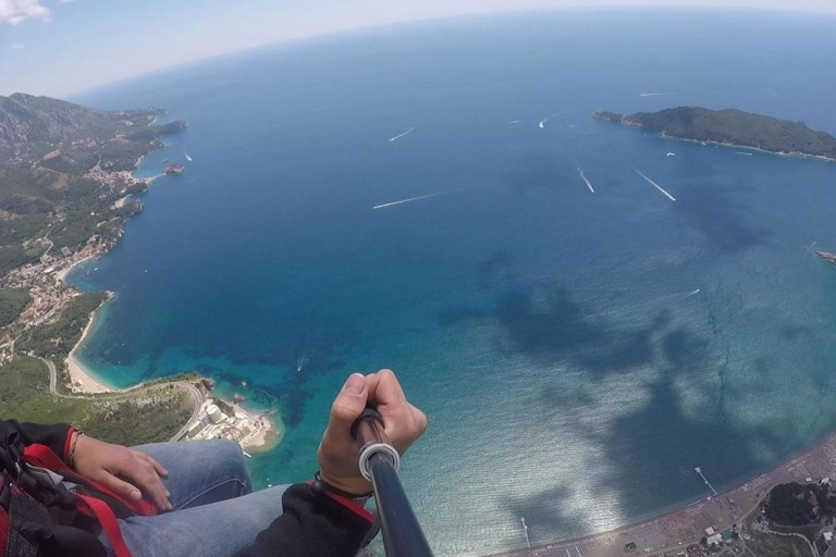 Budva o Petrovac: Experiencia de parapenteExperiencia de vuelo en parapente en Montenegro