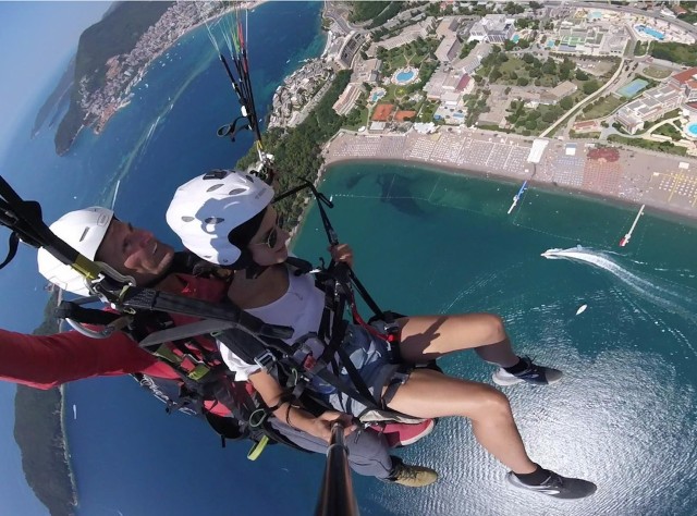 Visit Budva Paragliding Flying Experience in Kotor