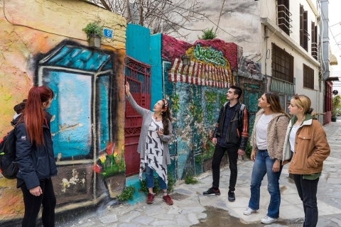 Athènes: visite de quartier en petit groupe Gazi-Metaxourgeio