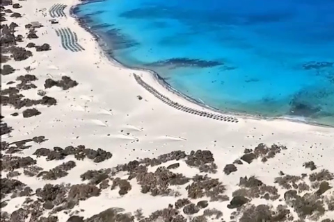 De Creta: Viagem de 1 dia de barco pela ilha de Chrissi com paragem para nadarDa área de Agios Nikolaos: viagem à ilha Chrissi