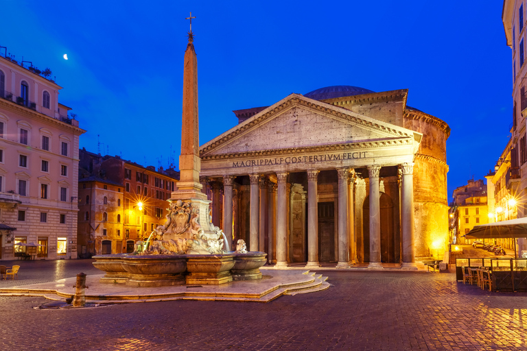 Rom bei Nacht: Private Fahrradtour mit Abendessen