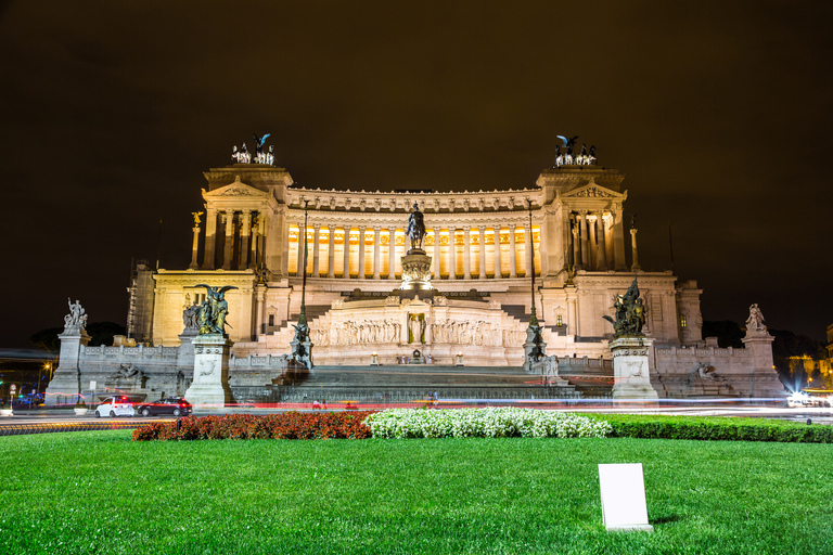 Rom bei Nacht: Private Fahrradtour mit Abendessen