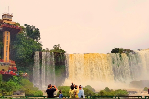 Vanuit Puerto Iguazu: Braziliaanse kant waterval met ticketTour Braziliaanse kant watervallen - groepstour
