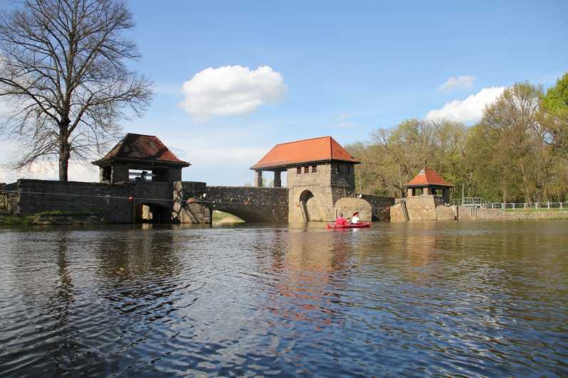 leipzig motorboot kanal sightseeing rundfahrt