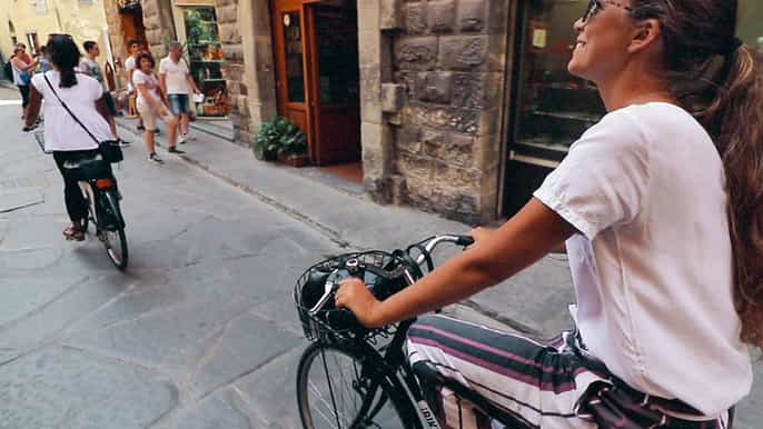 Florencia: tour en bicicleta vintage con cata de helado