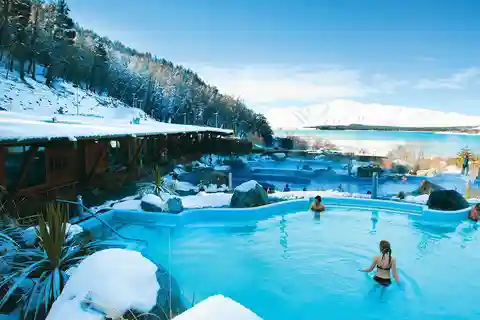 Lago Tekapo: Passe de um dia para as piscinas quentes
