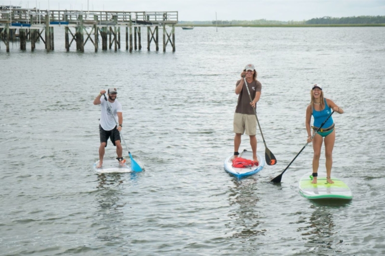 Charleston : Location de 2 heures de Stand Up Paddleboard à Folly BeachOption standard