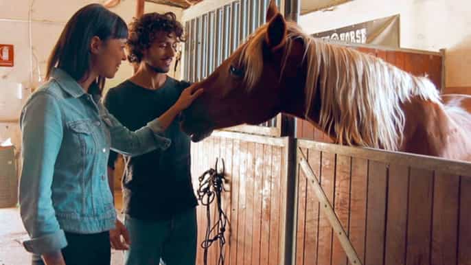escursione a cavallo nei vigneti della toscana