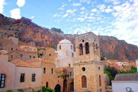 From Athens: 3-Days in Nafplio, Monemvasia & Mani with Hotel