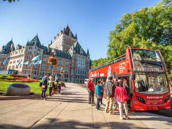 Quebec City: Hop-On/Hop-Off-Bustour mit offenem Doppeldecker