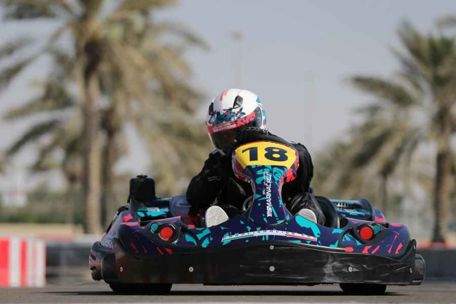 Abu Dhabi: Kart-Abenteuer auf dem Yas Marina Circuit