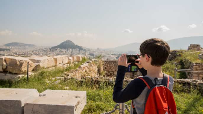 athens mythology tour for families
