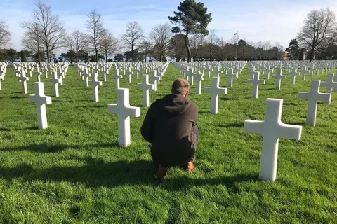 Normandie D-Day heldagstur med minibuss från Paris