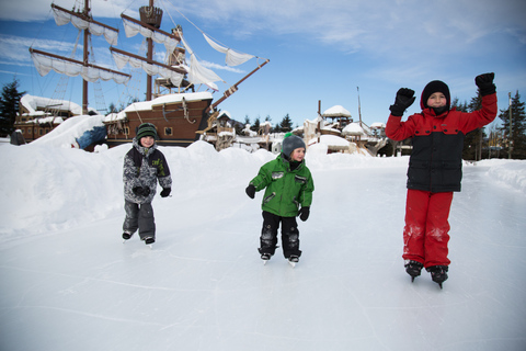 Ciudad de Quebec: Tubing de nieve en Village Vacances ValcartierQuebec: snow tubing en Village Vacances Valcartier