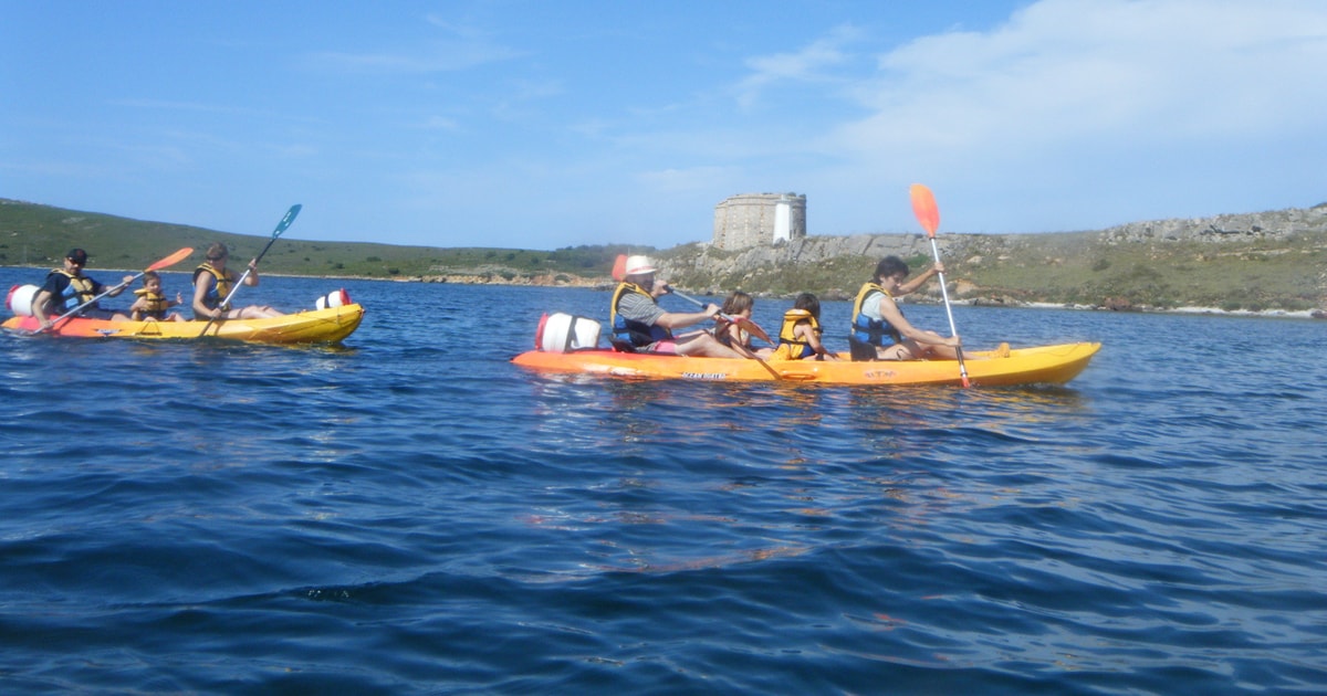 Menorca excursión en kayak de medio día en Fornells GetYourGuide