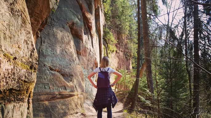 from riga gauja national park fullday hike