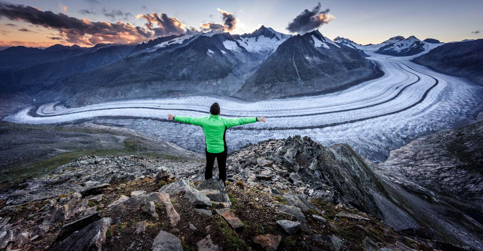 Aletsch Glacier, retourkabelblaadje naar Eggishorn - Housity