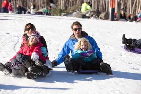 Lake Mountain Snow Tour