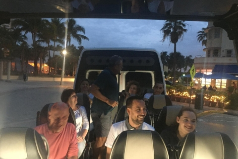 Miami bei Nacht: 2-stündige Panorama-Stadttour mit GuideGruppentour auf Französisch