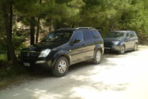 thassos eilandsafari met een 4x4 wagen en bbq