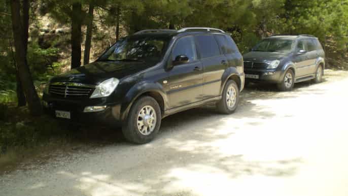 thassos island safari with a 4wd vehicle bbq