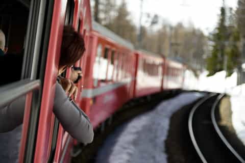 Z Tirano do St. Moritz pociągiem Bernina: bilet w 2 strony