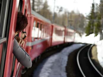 Bernina Express: Von Tirano nach St. Moritz und zurück Bernina Express: Von Tirano nach St. Moritz und zurück
