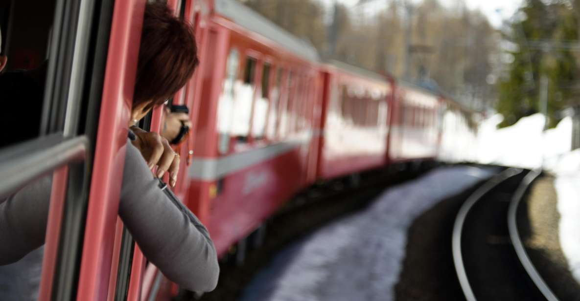 Da Tirano a St. Moritz: biglietto Trenino Rosso del Bernina