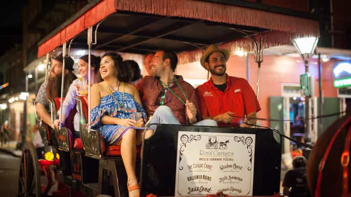 new orleans historie og haunts carriage ride night tour