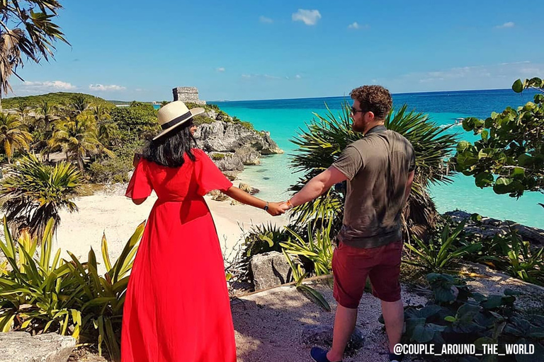 Tulum: Ruínas Maias, Estátua da Luz e 4 CenotesTulum: Excursão Ruínas Maias, Estátua Ven a la Luz e Cenotes