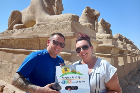 Ab Hurghada: 2-tägige Tour nach Luxor mit 5-Sterne HotelPrivate 2-tägige Tour mit Heißluftballonfahrt