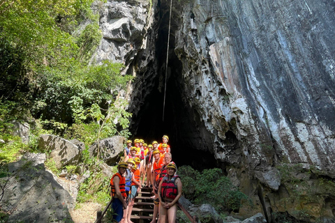 Phong Nha: Zipline Dark Cave & Paradise Cave Exploration Option 4: Full Adventure Experience - Drop-off in Hue