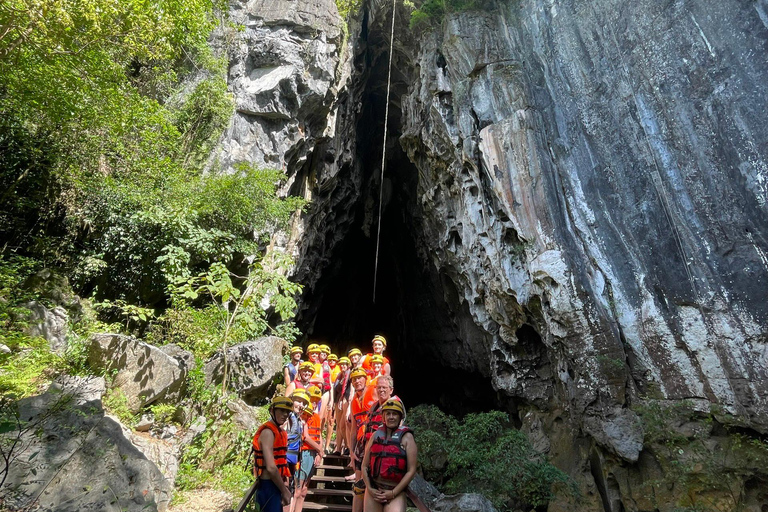 Phong Nha: Zipline Dark Cave & Paradise Cave Exploration Option 4: Full Adventure Experience - Drop-off in Hue